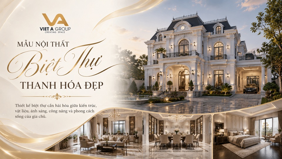 nội thất biệt thự Thanh Hóa đẹp