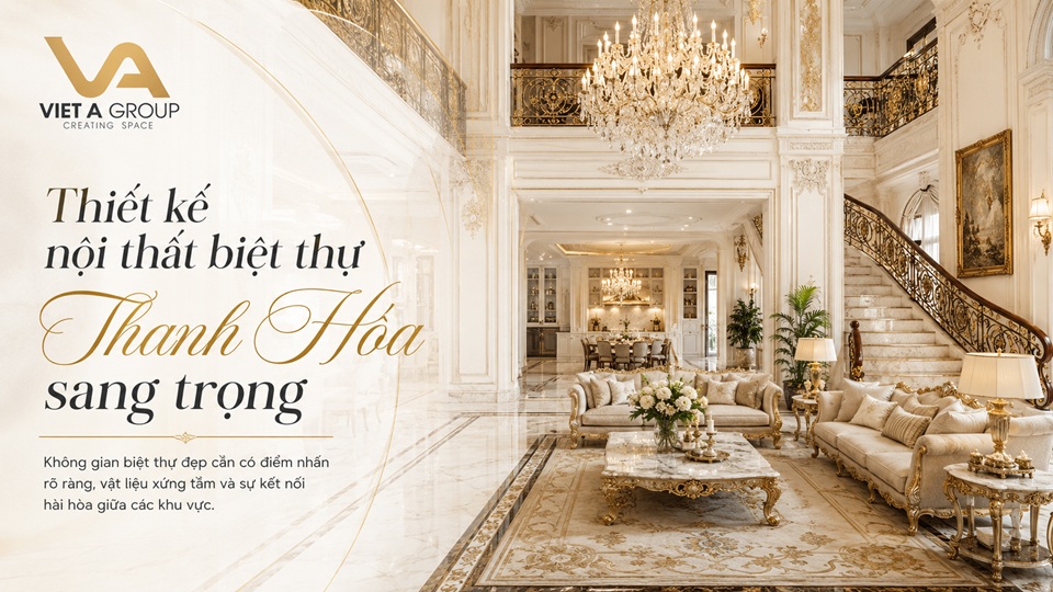thiết kế biệt thự Thanh Hóa sang trọng