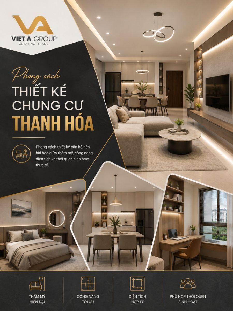 phong cách thiết kế chung cư Thanh Hóa