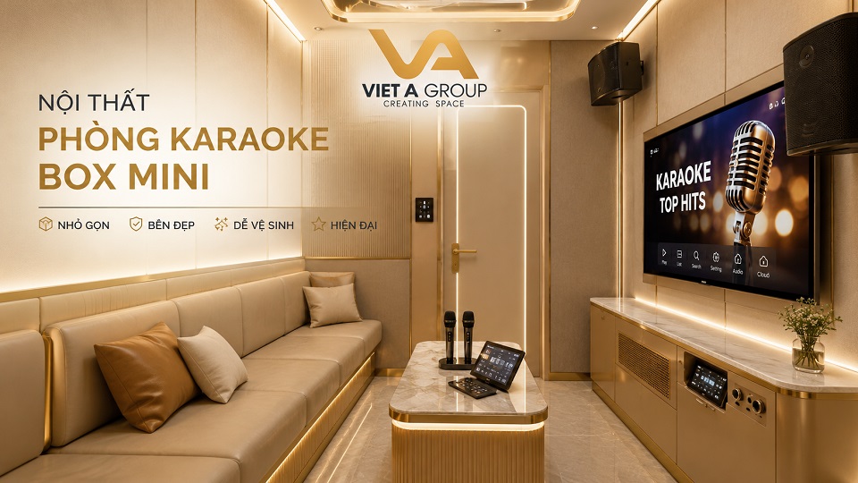 nội thất phòng karaoke box mini