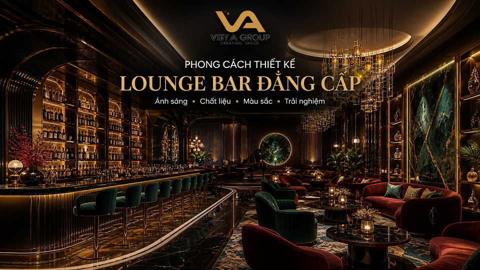 phong cách thiết kế Lounge Bar đẳng cấp