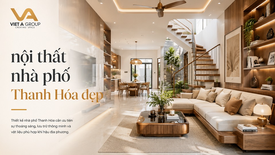 nội thất nhà phố Thanh Hóa đẹp