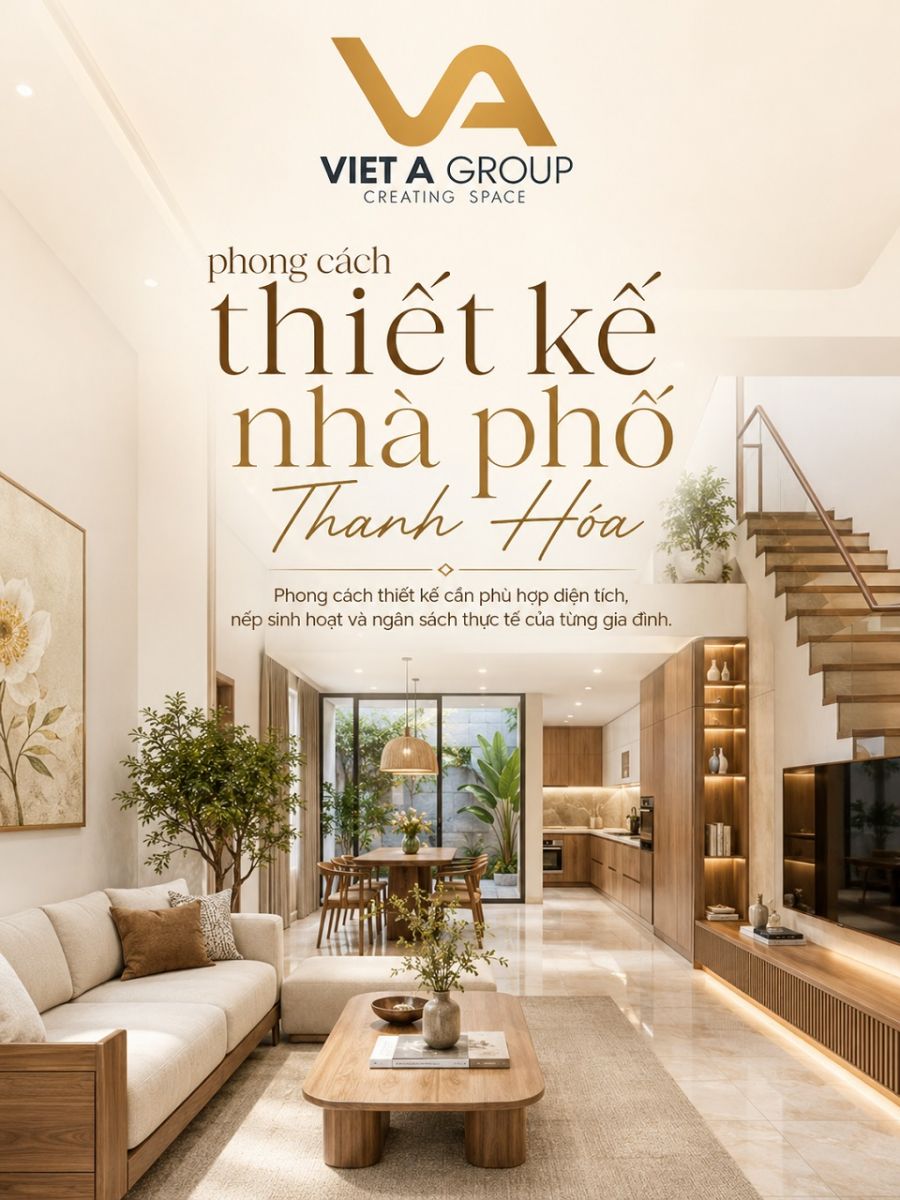 phong cách thiết kế nhà phố Thanh Hóa
