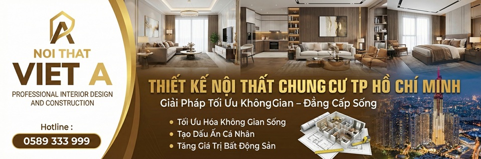Thiết kế nội thất chung cư tại Thành phố HCM - Việt Á