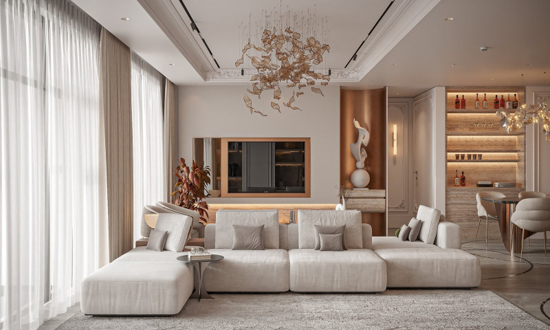 Phòng Khách nhà chị Trang