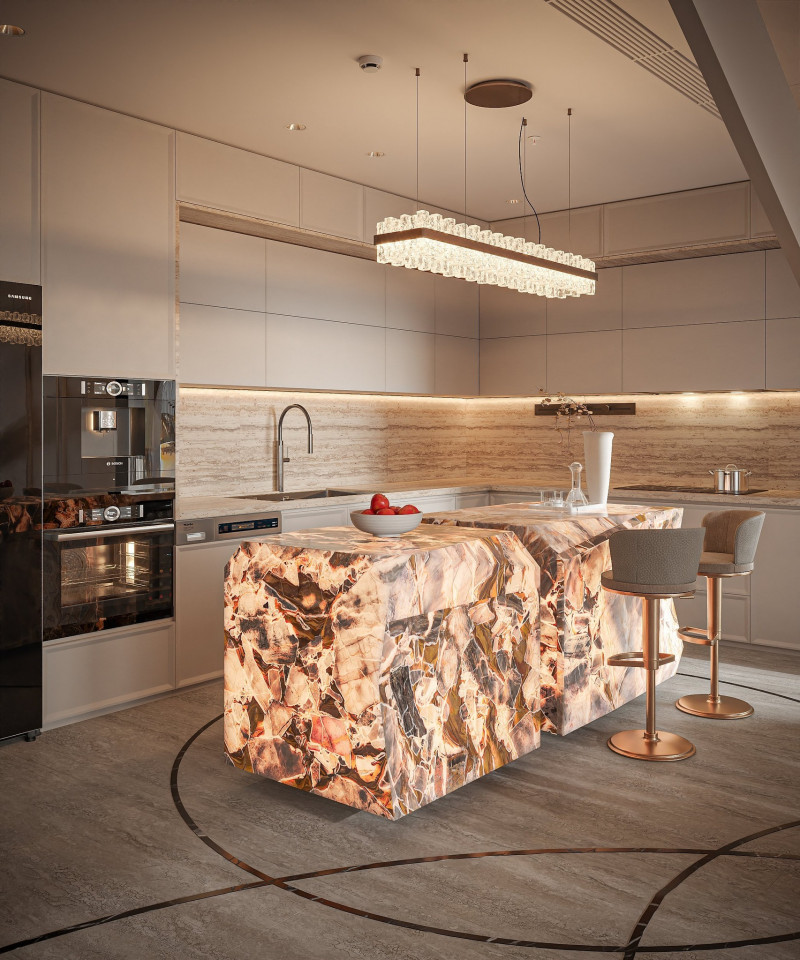 Bàn sinh hoạt chung trong bếp