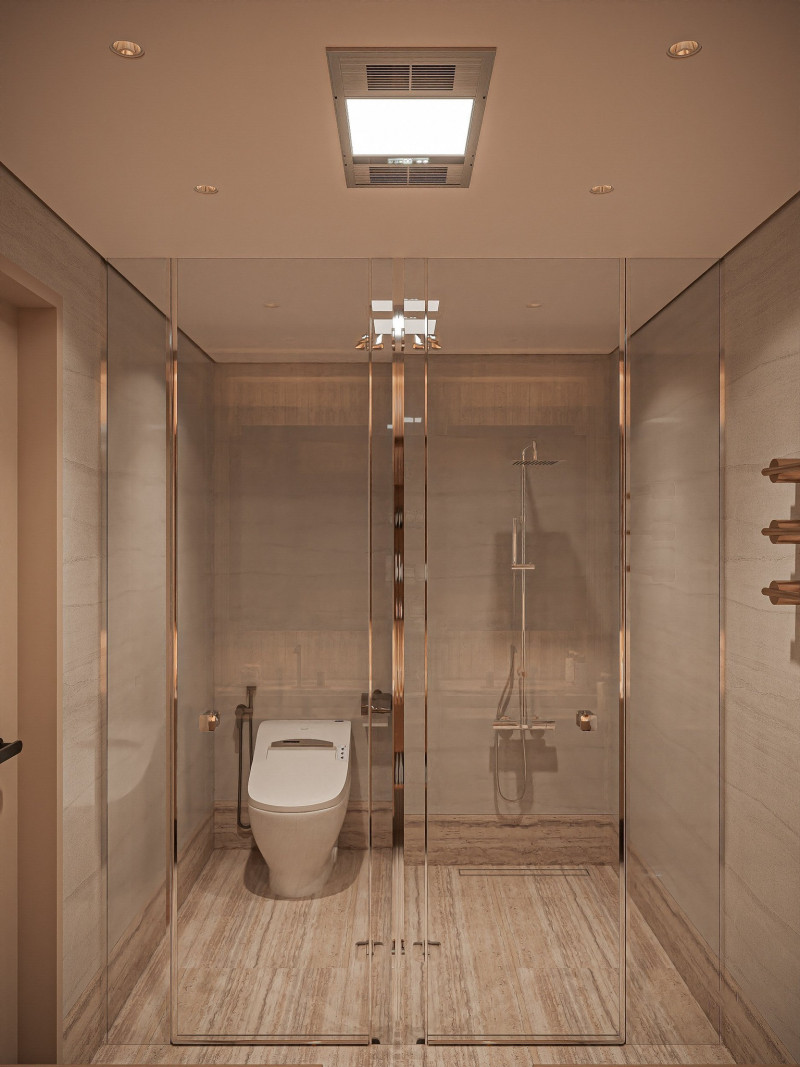 Khu vưc vệ sinh nhà chị Trang