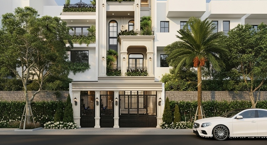 Mặt tiền nhà chị Nụ Đại Phúc