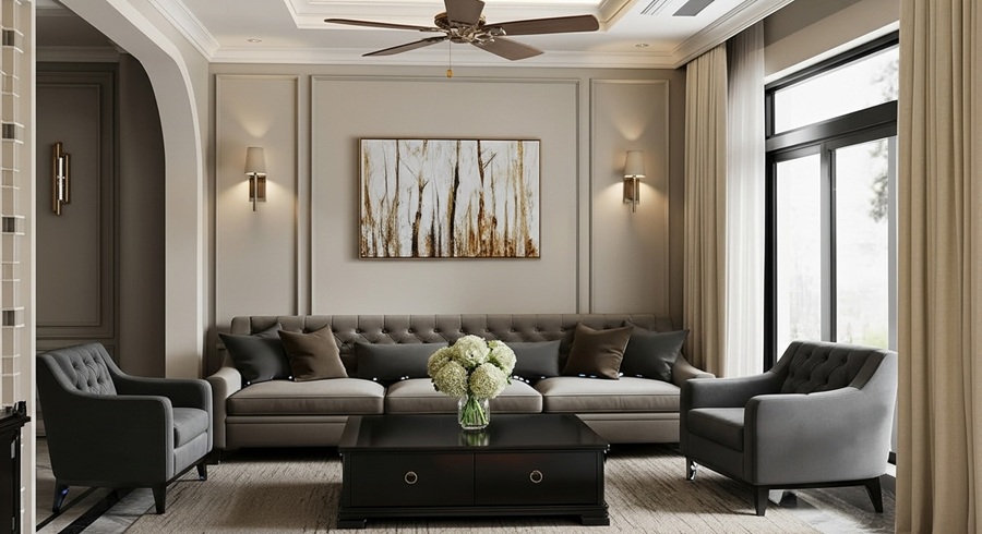 1-1-phòng khách nhà chị Nụ Đại Phúc