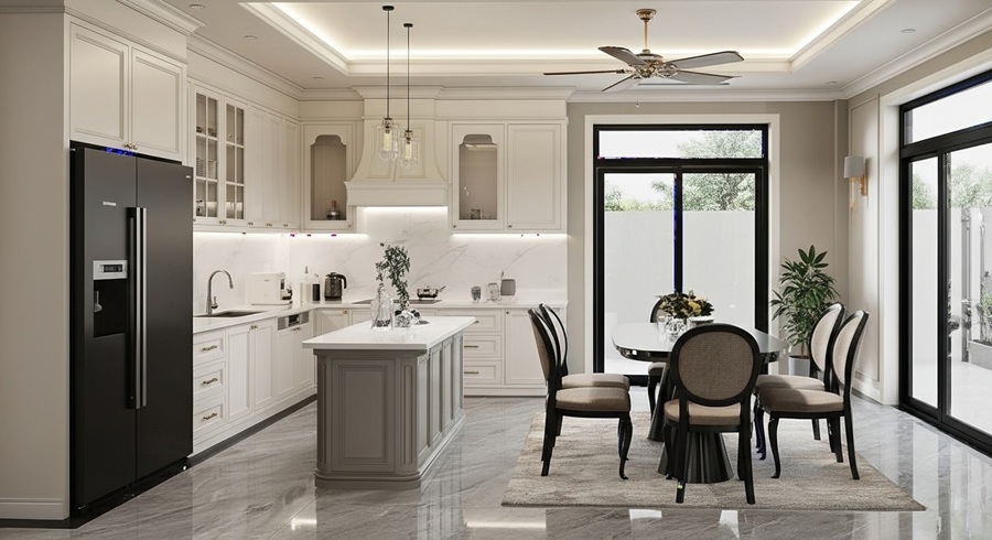 3-3-bếp ăn nhà chị Nụ Đại Phúc