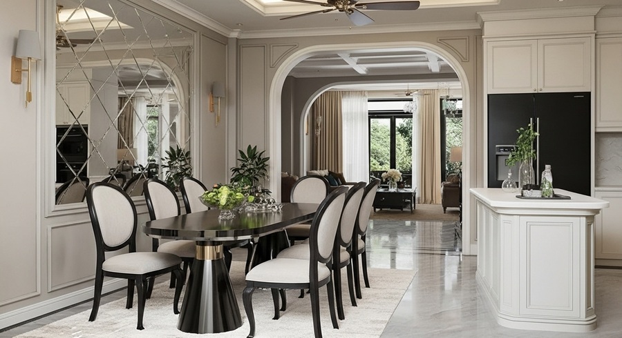 3-4-bếp ăn nhà chị Nụ Đại Phúc