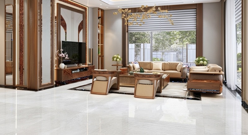 1-2 Phòng khách nhà chú Thuận Thái Nguyên