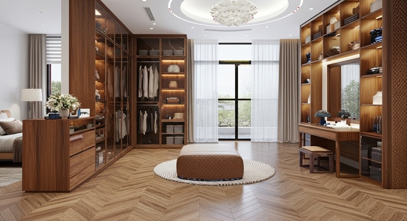 2-2 Phòng ngủ nhà chú Thuận Thái Nguyên