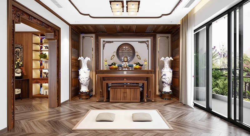 4-1 Phòng thờ nhà chú Thuận Thái Nguyên