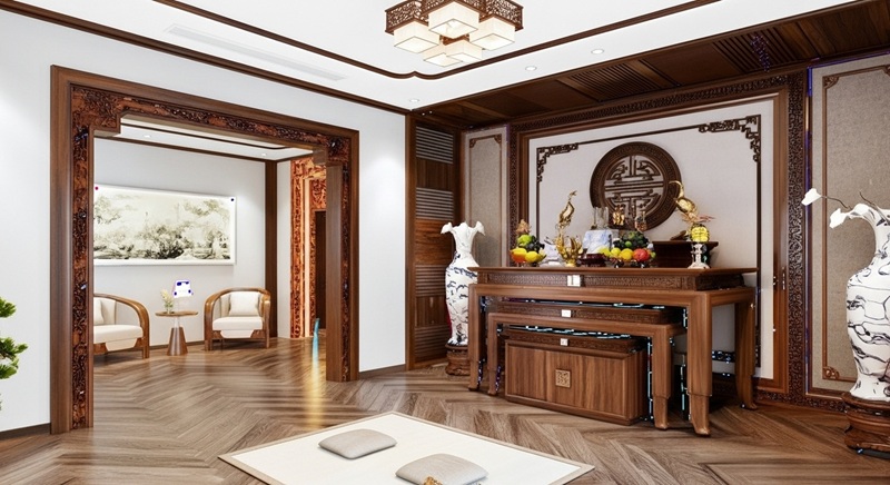 4-2 Phòng thờ nhà chú Thuận Thái Nguyên