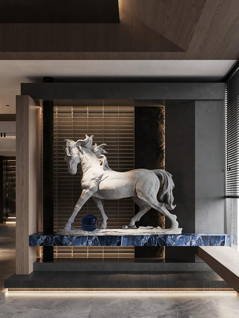 View góc nhìn nội thất nhà anh Hùng quận 1