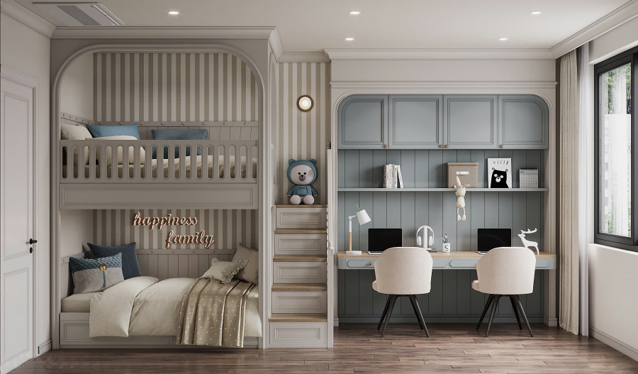Tổng quan phòng ngủ cho bé nhà c Thương