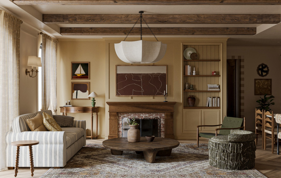 Phòng khách nhà chị Ngọc