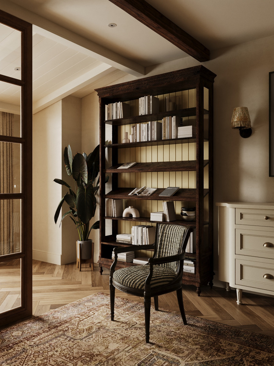 Góc thư giãn liên kết phòng ngủ