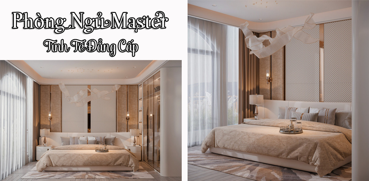 Phòng ngủ Master tinh tế đẳng cấp