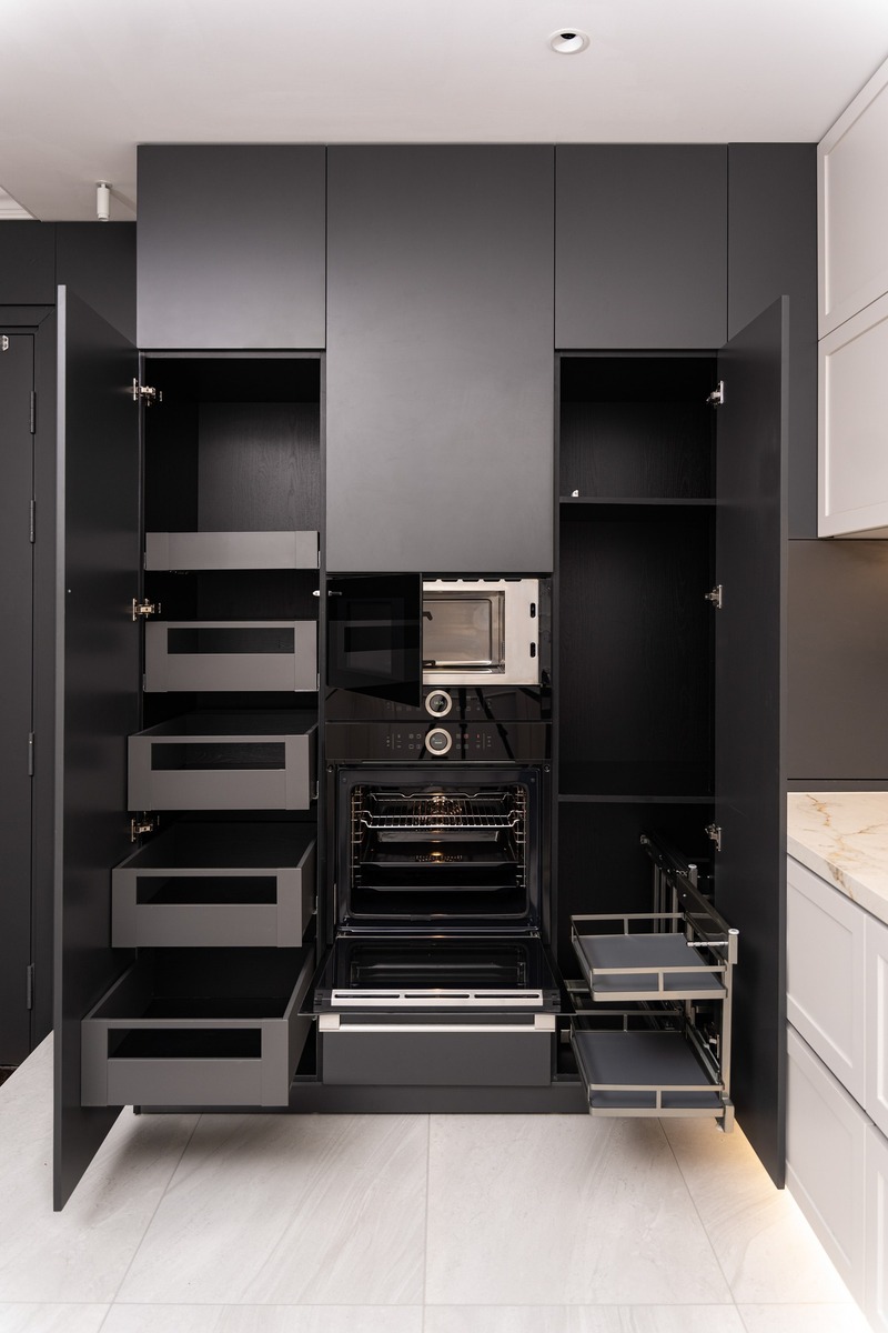 Hệ tủ khu bếp nhà anh Hòa