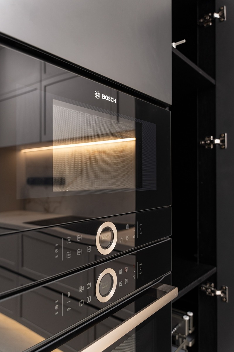 Hệ tủ khu bếp nhà anh Hòa