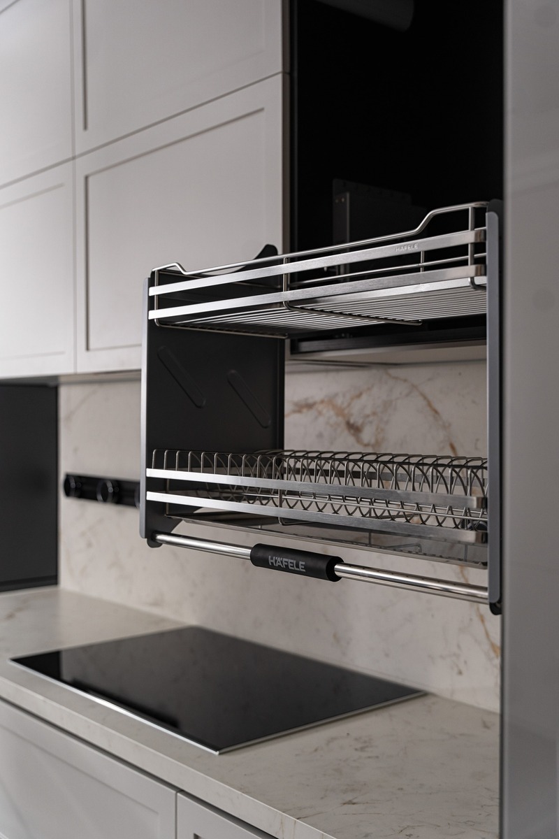 Hệ tủ khu bếp nhà anh Hòa