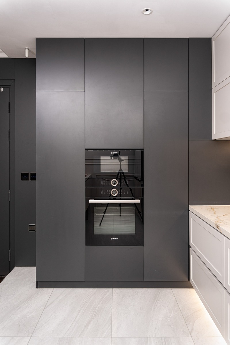 Hệ tủ khu bếp nhà anh Hòa