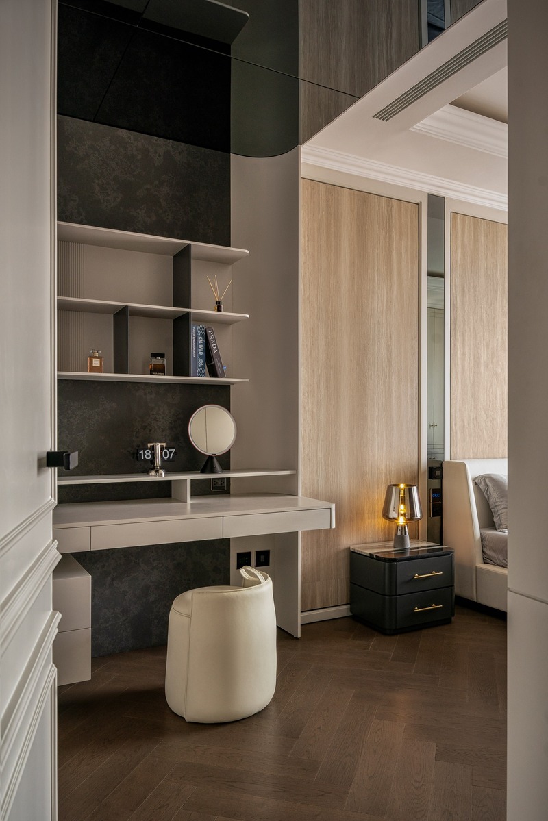 Phòng ngủ tại căn hộ của anh Hòa