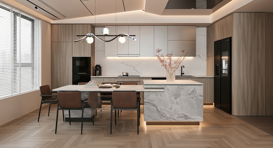 2-1 Phòng bếp nhà chị Mai Anh Đà Nẵng