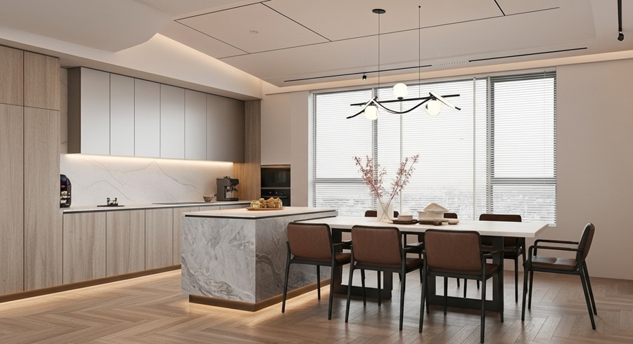 2-2 Phòng bếp nhà chị Mai Anh Đà Nẵng