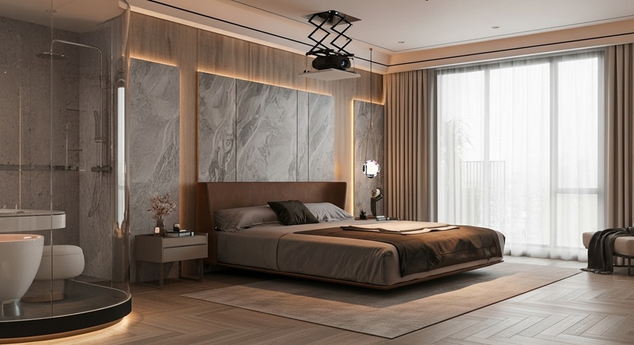 4-2 Phòng ngủ chính nhà chị Mai Anh Đà Nẵng