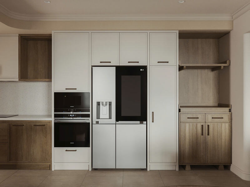 Các thiết bị và hệ tủ trong không gian bếp Các thiết bị và hệ tủ trong không gian bếp