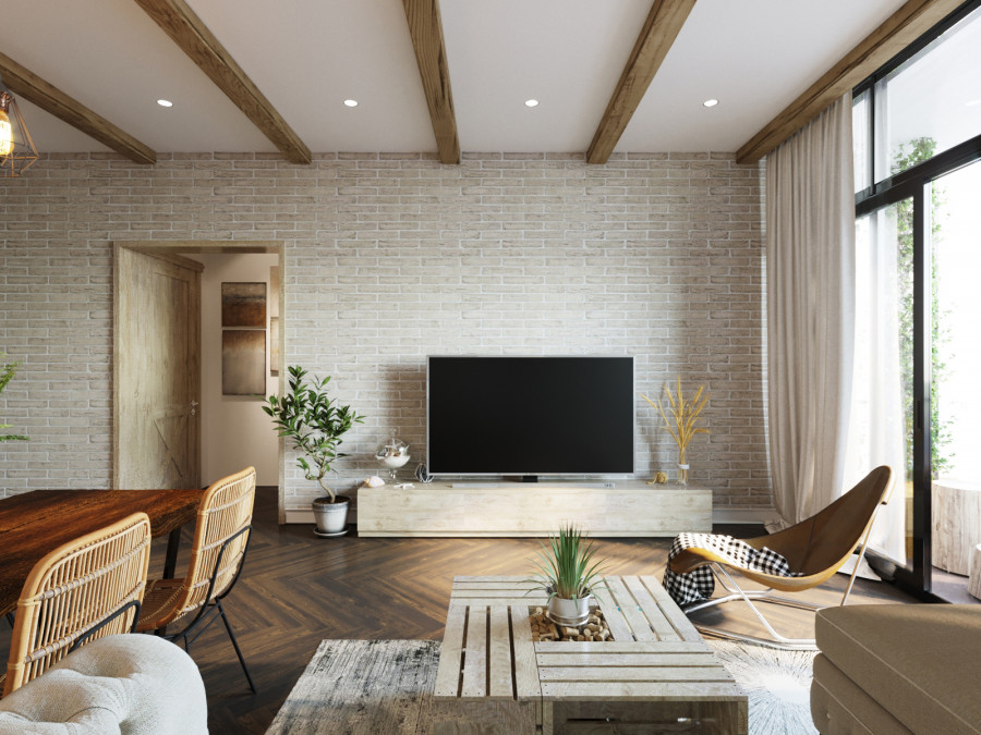 Phòng khách căn hộ ạnh Tiến