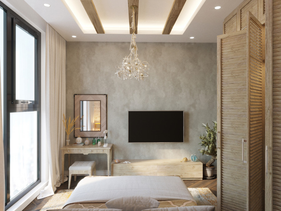 Phòng ngủ tại căn hộ