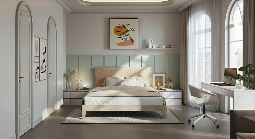 Phòng ngủ phụ cho khách tại biệt thự