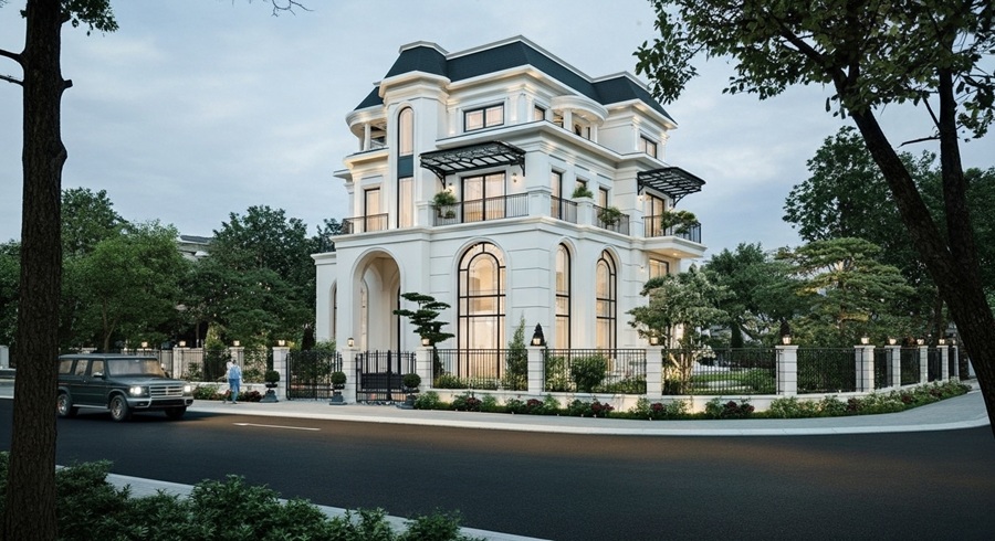 Mặt tiền biệt thự Anh Phú Vinhomes