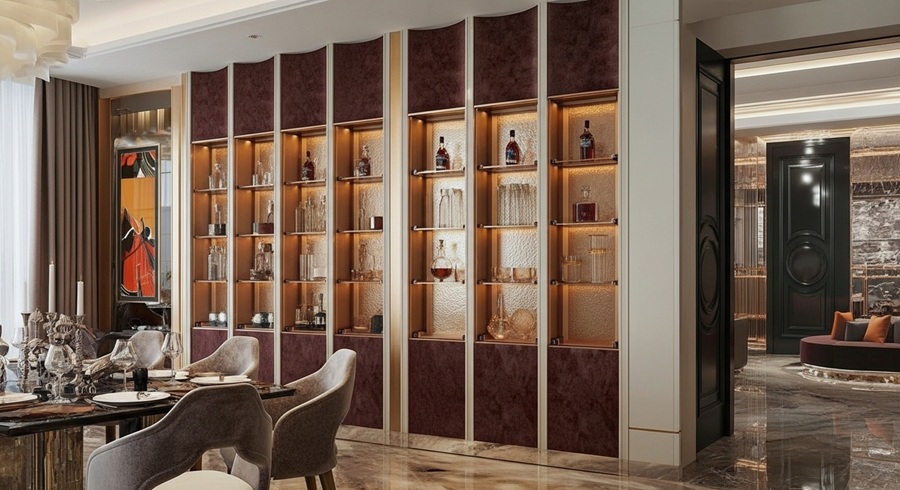 Tủ rượu biệt thự anh Phú Tủ rượu biệt thự anh Phú