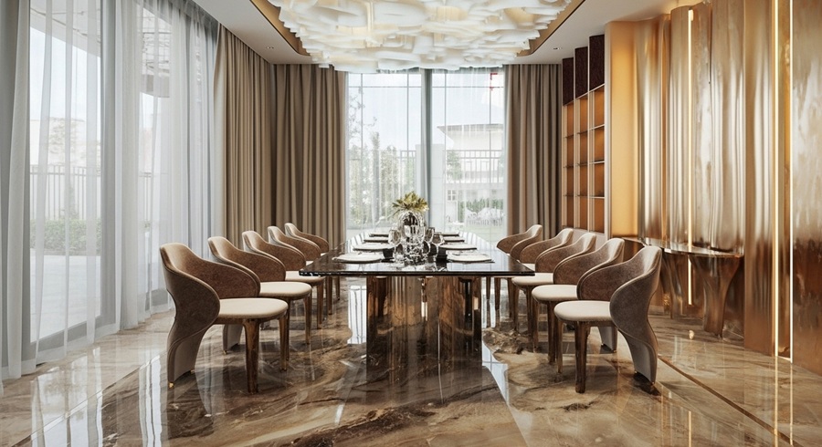 Bàn ăn biệt thự anh phú 1 Bàn ăn biệt thự anh phú 1