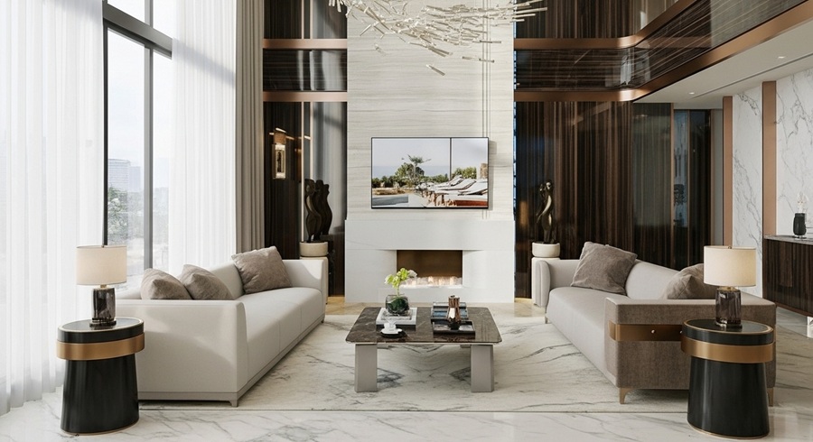 1-3 Phòng khách nhà anh Huấn Tây Hồ