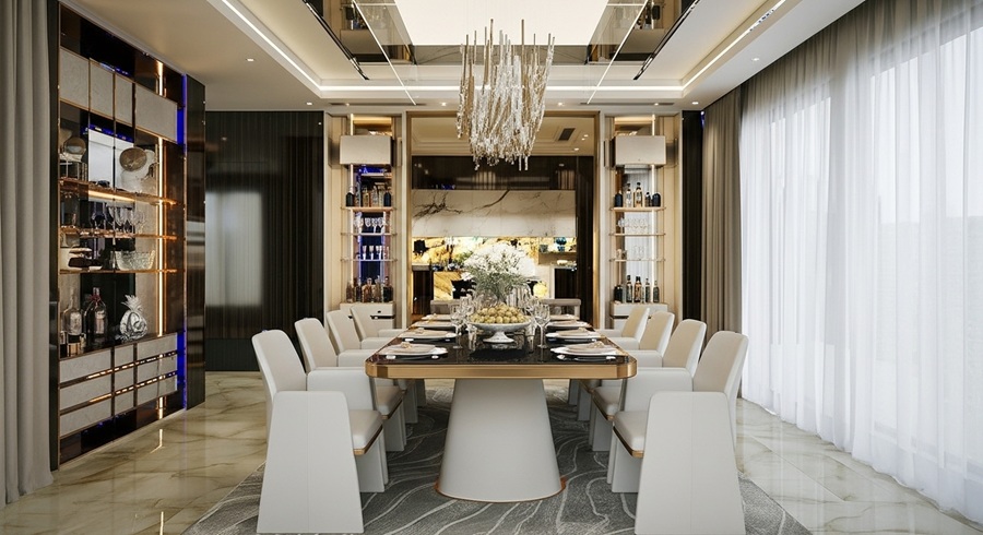 2-1 Bếp ăn nhà anh Huấn Tây Hồ