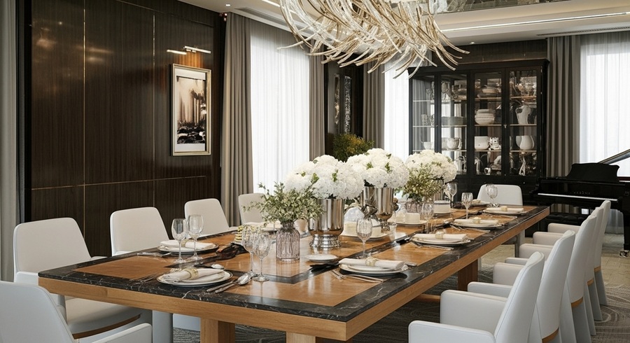 2-3 Bếp ăn nhà anh Huấn Tây Hồ