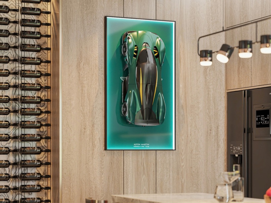 Tranh decor trong nhà anh Danh