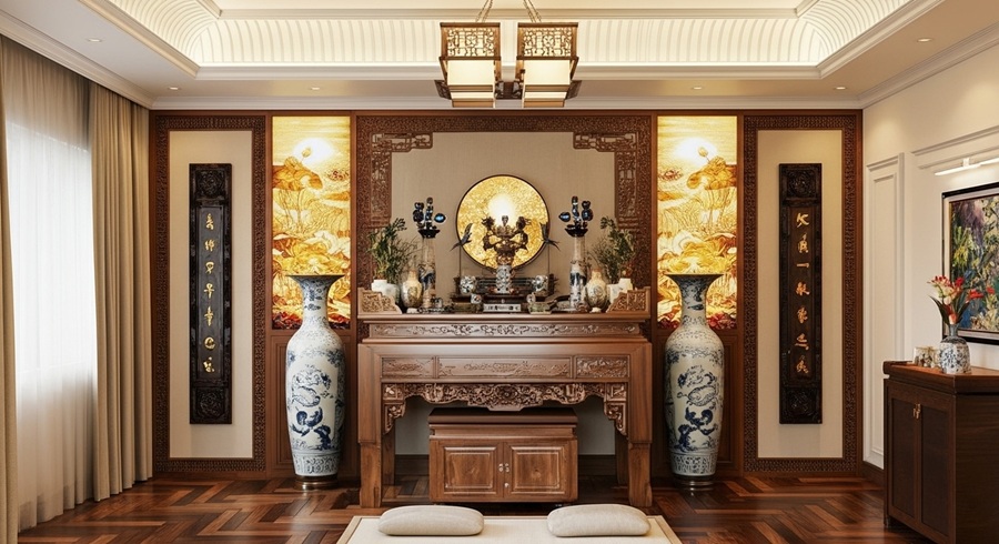 9-1 Phòng thờ nhà cô Ngân Quy Nhơn