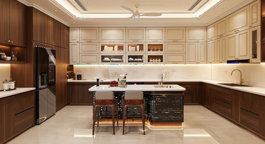 2-1 Phòng bếp nhà cô Ngân Quy Nhơn