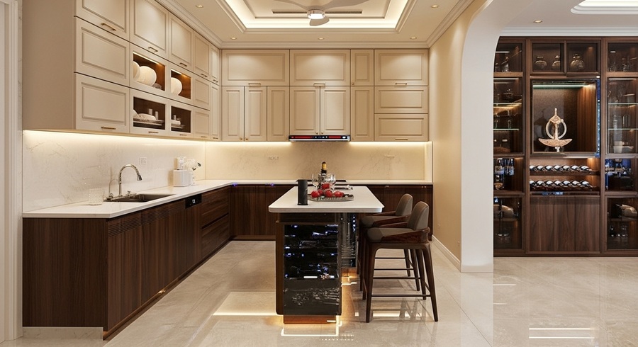 2-3 Phòng bếp nhà cô Ngân Quy Nhơn