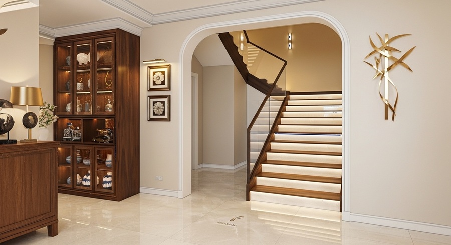 Hành lang nhà cô Ngân Quy Nhơn