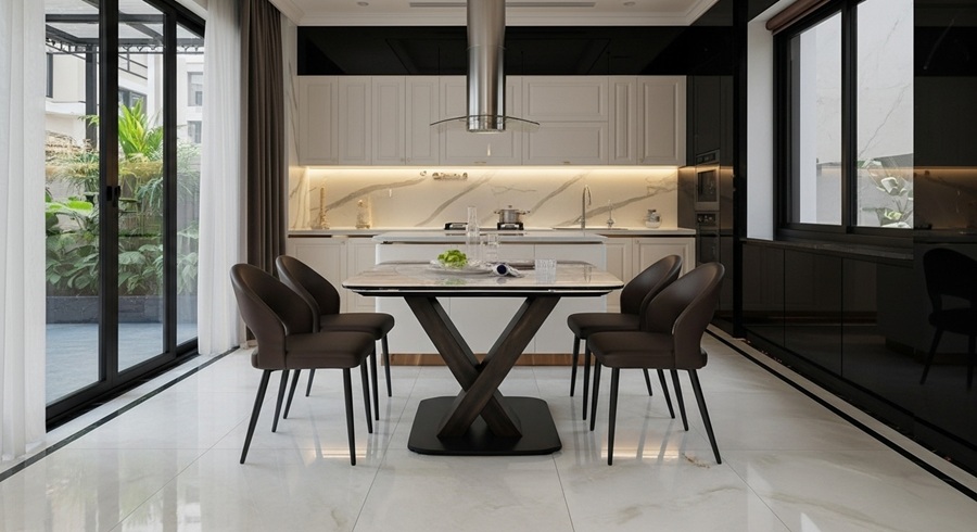 2-2 Phòng bếp nhà anh Phúc Vinhomes