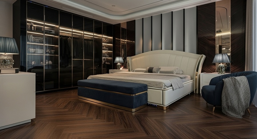 3-1 Phòng ngủ chính nhà anh Phúc Vinhomes