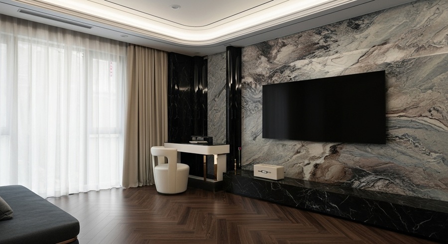 3-4 Phòng ngủ chính nhà anh Phúc Vinhomes